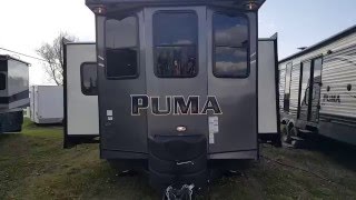 2017 Puma 37PFL Park Model Trailer  CampOut RV in Stratford [upl. by Eylk]