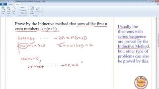 Discrete Mathematics Lecture 11 Method of Induction Proof [upl. by Sammons60]