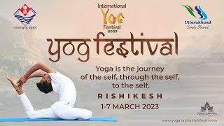 IYF2023 international yoga festival Rishikesh 2023  IYF 2023 by Uttarakhand Tourism [upl. by Carney]