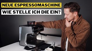 Der perfekte erste Espresso mit der neuen Espressomaschine [upl. by Muriel]