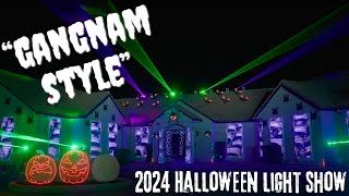 2024 Halloween Light Show Part 4  PSY quotGangnam Stylequot [upl. by Lairea]