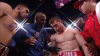 CANELO ALVAREZ MEXICO vs AMIR KHAN UK KO FIGHT [upl. by Nolahs290]