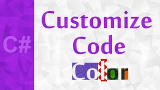 C Customizing Visual Studio 2017 Code Color  Studio Styles amp With The Color Theme Editor [upl. by Ballinger]