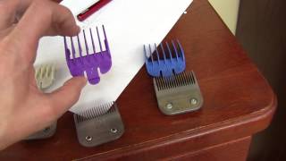 Clipper Guard 101 Understanding Plastic and Metal Guards from Andis Oster and Wahl [upl. by Llireva]