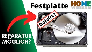 Festplatten selber reparieren HDD defekt was tun [upl. by Narih]