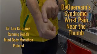 DeQuervain’s Syndrome Pain in the Wrist Near the Thumb [upl. by Hafital153]