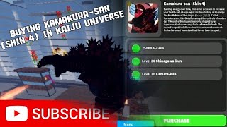 buying kamakurasan shin 4 in kaiju universe fype subscribe foryou youpage [upl. by Hamilah]