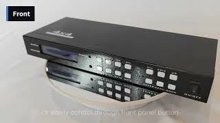 4K Video Distribution 4x4 HDMI Matrix Switcher  Yinker [upl. by Eibur]