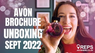 Avon September Brochure 2022 UK  Campaign 9 Cosmetics Unboxing [upl. by Jovia716]