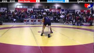 2011 US Open SAT WM 55 KG Sherri Berube vs Sarah Hildebrandt Champ Round 1 [upl. by Refotsirk]