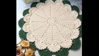 Crochet Placemat Tutorial Quick amp Easy [upl. by Biron425]