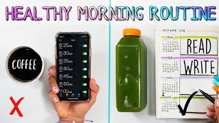 🔅My 5AM Healthy Morning Routine✨How To Be Happier amp More Productive in 2019 🌈 [upl. by Ronal]