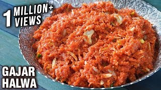 Gajar Ka Halwa Recipe  Homemade Carrot Halwa  Indian Dessert Recipe  Smita [upl. by Allis988]