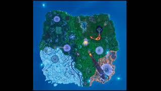 Fortnite end event but on mini map pov [upl. by Iarised726]