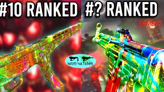 TOP 10 BEST PACK A PUNCHED Guns in Vanguard Zombies [upl. by Lowry499]