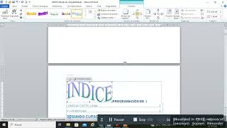 INDICE DE WORD [upl. by Annairam520]