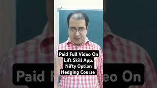 Calendar spread nifty option trading hedging strategy with adjustment  Lift Skill  Hindi [upl. by Etteraj559]