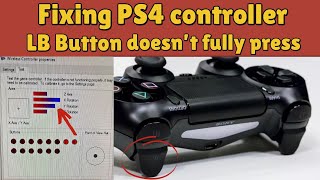 Fixing Playstation 4 controller with bad R2 button doesnt fully press [upl. by Gebler]