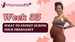 Week 33 What to Expect During Your Pregnancy  Ginas Pregnancy Journey [upl. by Tori]