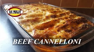 How To Make Delicious Beef Cannelloni  Simple Easy Homemade Cannelloni  Fantastic Italian Pasta [upl. by Blodgett]