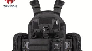 Yakeda Tactical Plate Carrier With addon pouches [upl. by Glassman]