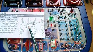 Basic Electronics 2Transistor LED Photodiode Circuit [upl. by Jovitah]