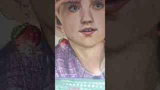 Luna Lovegood drawing reveal art realism reveal shorts trending viral [upl. by Drucilla]