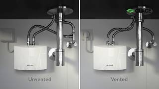 MBH – installation and mounting of the mini instant water heater at a washbasin [upl. by Eneryc]