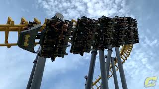 Batwing 2021 4K OFF Ride POV Six Flags America Bowie MD [upl. by Mellar]