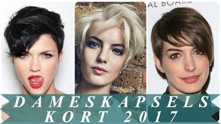 Moderne dameskapsels kort 2017 [upl. by Nahtnoj427]