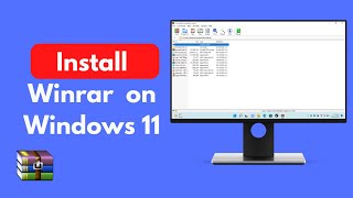 How to Download and Install Winrar for Free on Windows 11 New  Use of Winrar [upl. by Retnuh856]