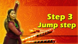 Learn Garba Dance Steps With Phulwa Khamkar  Step 3  Jump  Navratri Special [upl. by Eceinert]