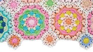 Spring Flower Blanket Pattern Giveaway [upl. by Larrisa]