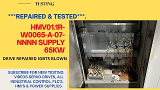 INDRAMAT HMV011RW0065A07NNNN POWER SUPPLY REPAIRED AND TESTED 65KW 480V 3 PHASE [upl. by Colfin481]