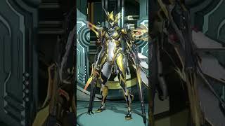 Fashion Frame  Titania Donann Yellow shorts warframe fashionframe [upl. by Boardman]