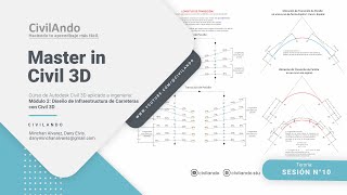 Civil 3D Carreteras  Sesión N°10 [upl. by Faustena]