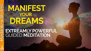 Extremely Powerful Guided Meditation to Manifest Your Dreams and Desires [upl. by Rednasyl397]