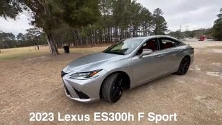 2023 Lexus ES300h F Sport Handling Indepth Walkaround Written amp Video Review [upl. by Erolyat]