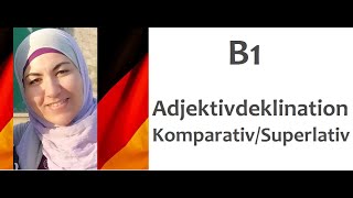 B1 Lektion 9 Grammatik  Adektivdeklination mit Komparativ und Superlativ [upl. by Anazus]