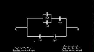 Finding Charge and Voltage Across A Capacitor In Circuit [upl. by Aryc]