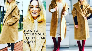 How to style your teddy bear max Mara coat come abbinare capotto max mara teddy bear [upl. by Nallaf689]