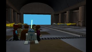 LEGO Star Wars The Video Game  Early Prototype Naboo Palace Hangar found Read description [upl. by Dumanian]