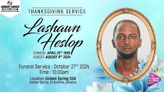 Interment for Lashawn Heslop [upl. by Lisk]