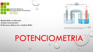 Potenciometria  Aula 1 [upl. by Daht]