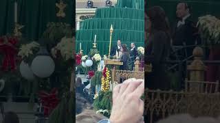 Kathryn Hahn Sound Check Candlelight Processional kathrynhahn agathaallalong disneyland [upl. by Amitak]