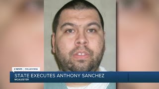 Oklahoma state executes Anthony Sanchez [upl. by Aierb]