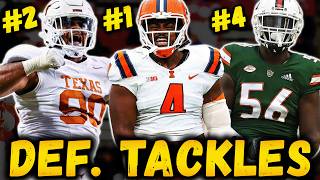 Top DTs in the 2024 NFL Draft  Defensive Tackle Rankings [upl. by Naedan]