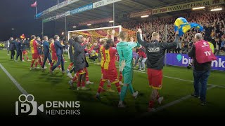 quotIn Deventer Zingen We Zoquot 🎶  Spelers vieren feest met publiek na Go Ahead Eagles  Heracles 40 [upl. by Sari]