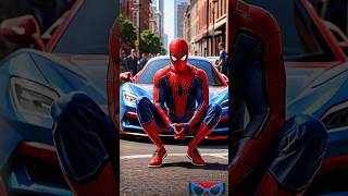 The evolution of Spidermans car 💥🕸️ Evolution Marvel spiderman marvel sportcar [upl. by Ennagem]