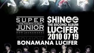 Super Junior SHINee  Bonamana 미인아 Lucifer Remix  Mashup [upl. by Rubbico]